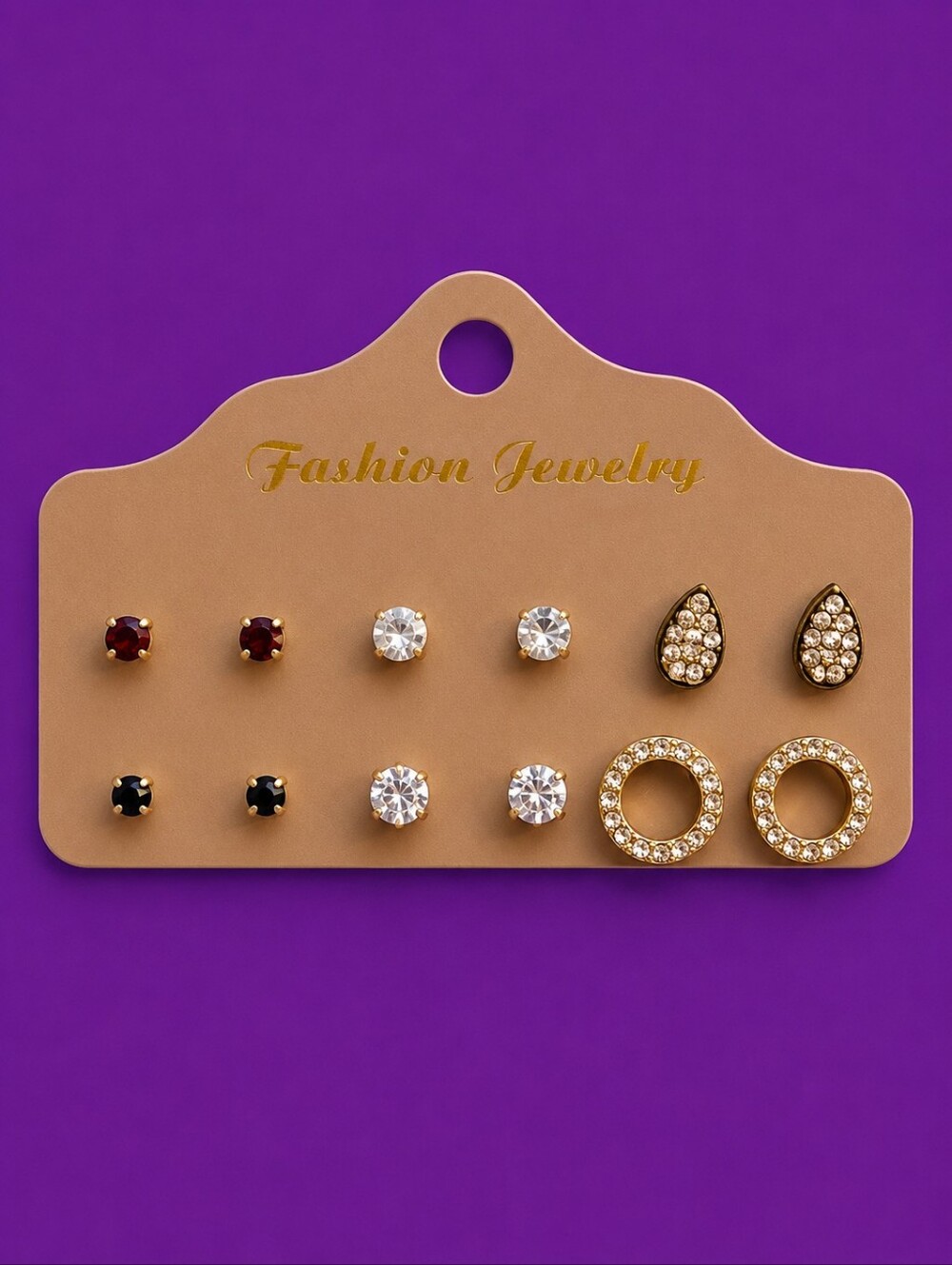 3/$30 Vintage Rhinestone Stud Post Earrings